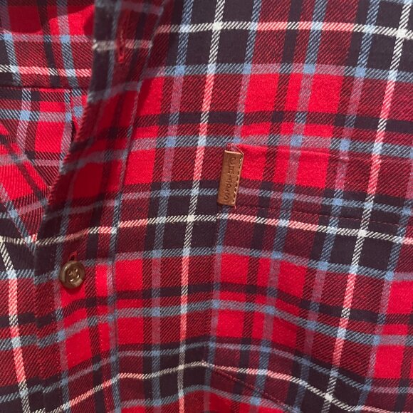 Chaps Red/blue/Plaid Shirt - Performance Fit - Picture 4 of 6